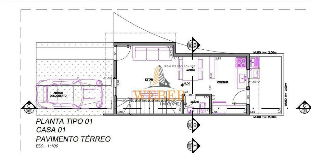 Sobrado, 2 quartos, 58 m² - Foto 11