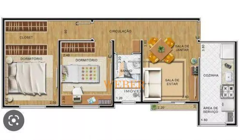 Apartamento à venda com 2 quartos, 47m² - Foto 4