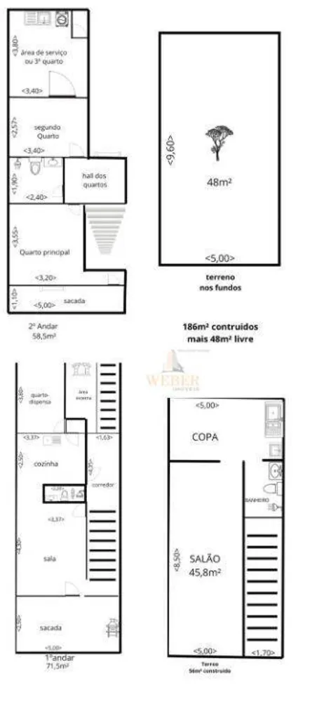 Sobrado, 3 quartos, 150 m² - Foto 12