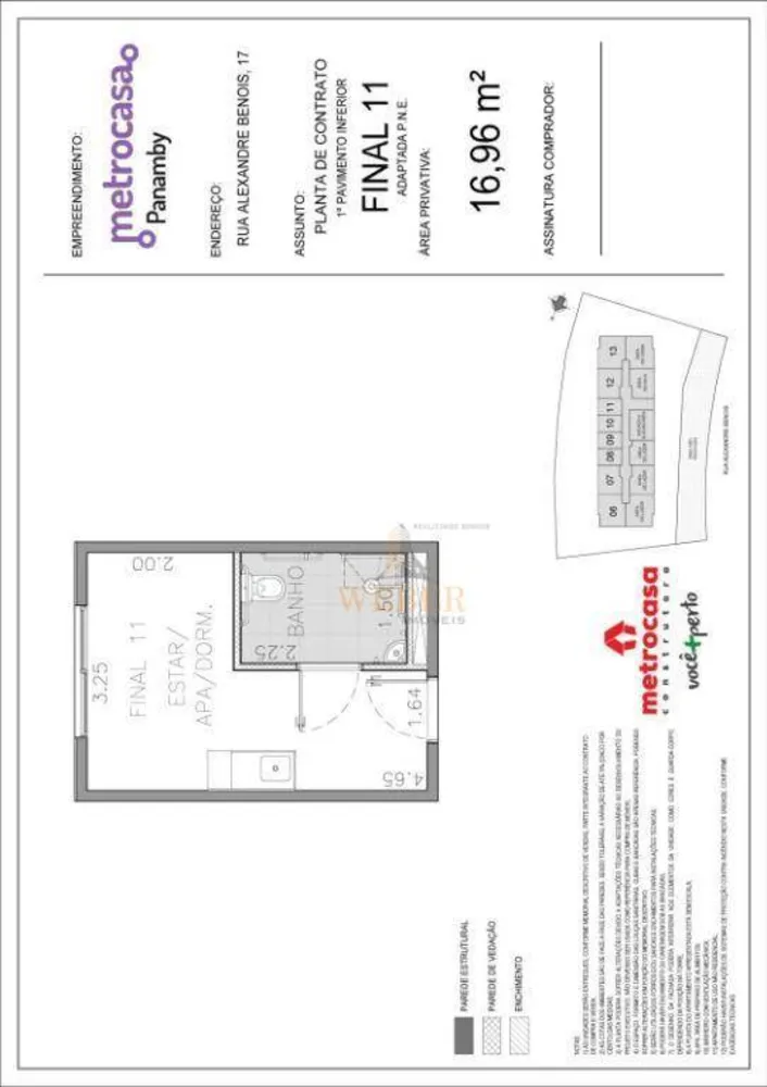 Apartamento, 1 quarto, 17 m² - Foto 10