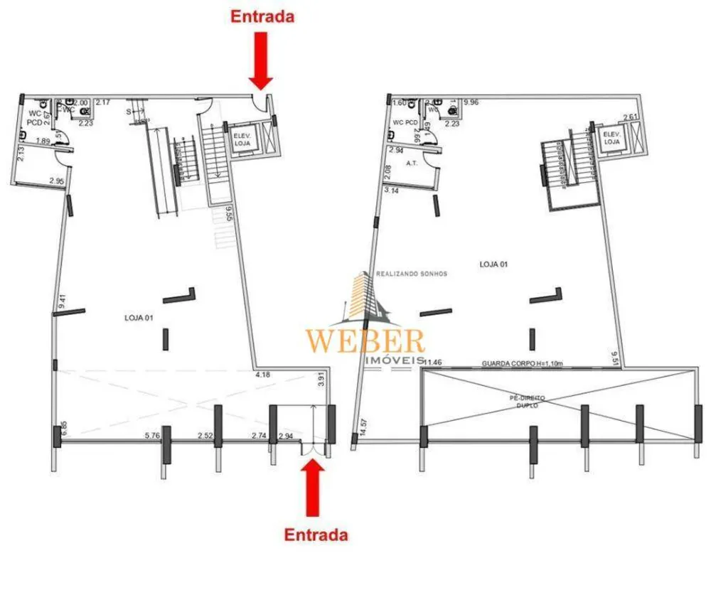 Loja-Salão, 546 m² - Foto 4