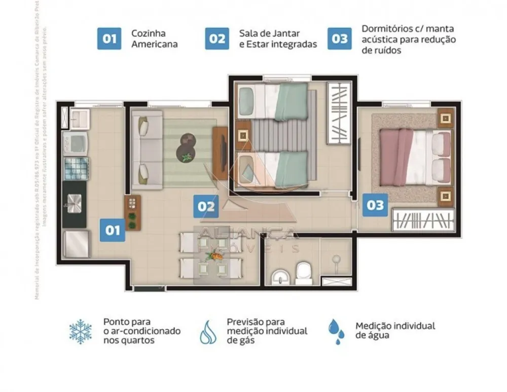 Apartamento, 2 quartos, 50 m² - Foto 9