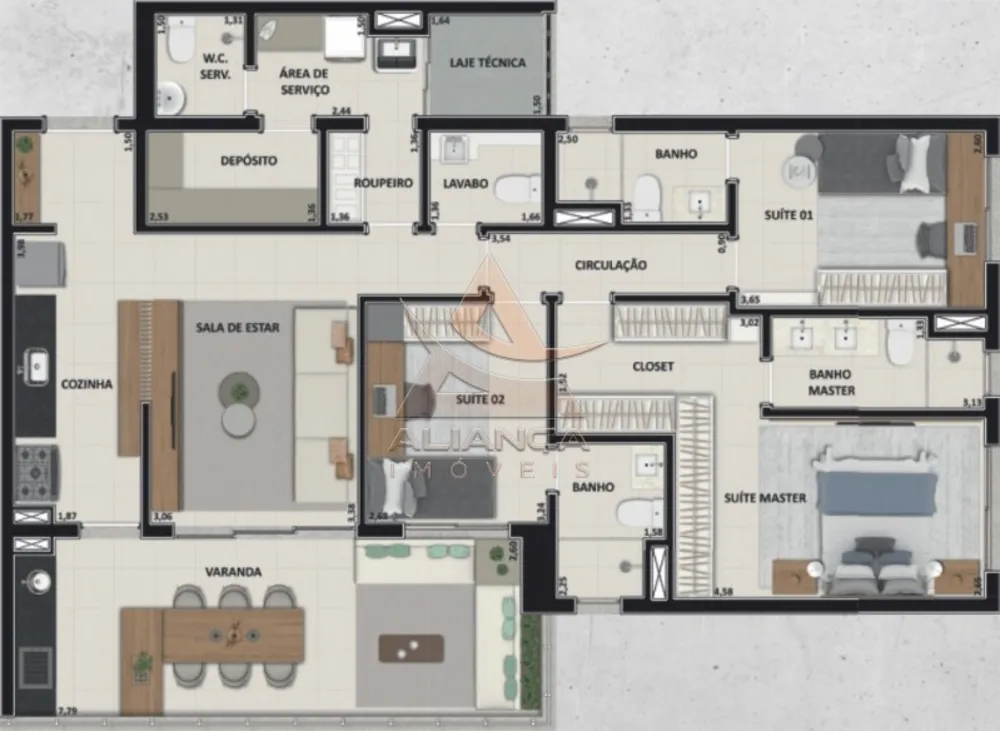 Apartamento, 2 quartos, 132 m² - Foto 11