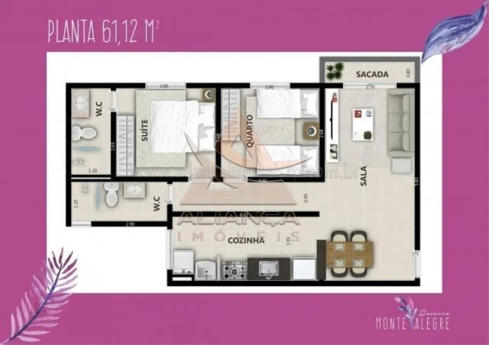 Apartamento, 2 quartos, 61 m² - Foto 9