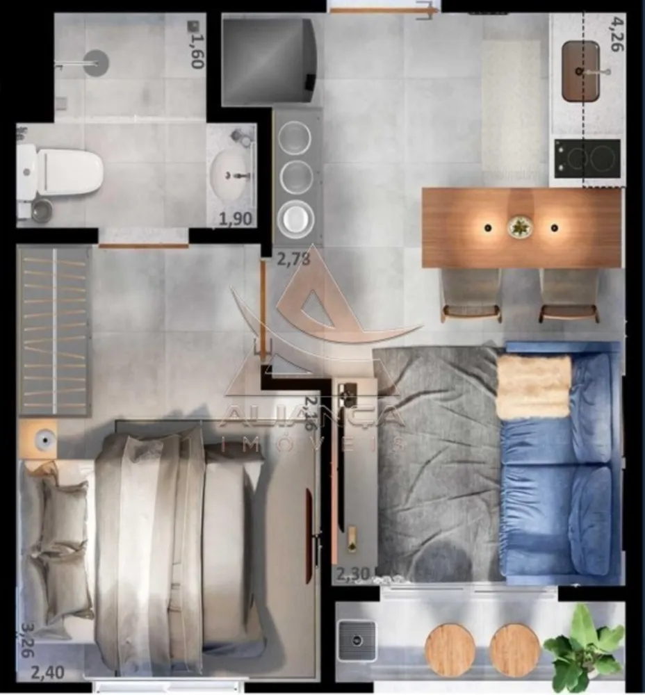 Apartamento, 1 quarto, 26 m² - Foto 4