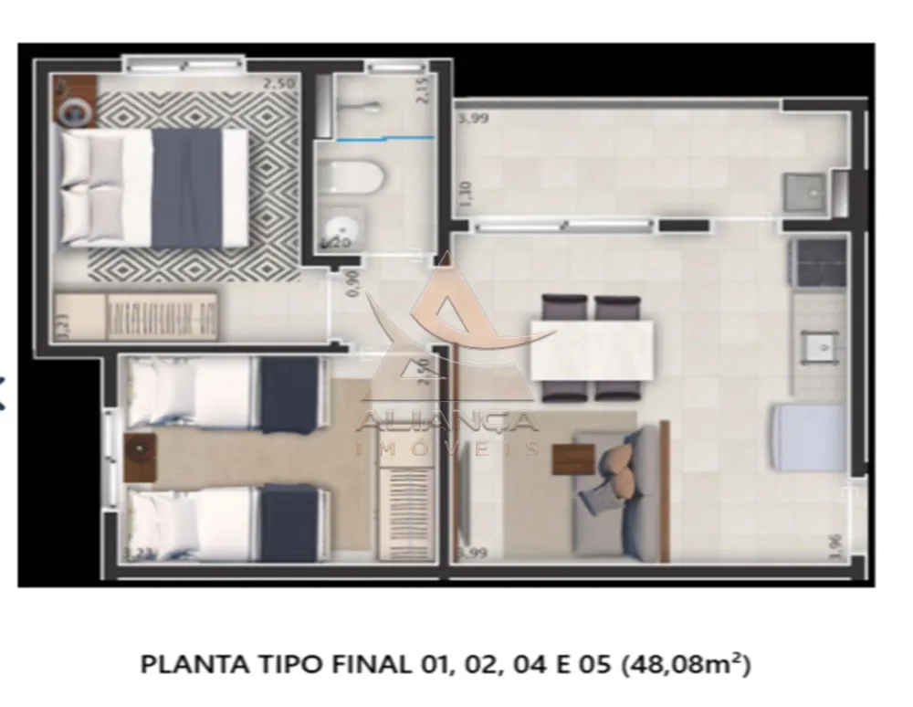 Apartamento, 2 quartos, 48 m² - Foto 10
