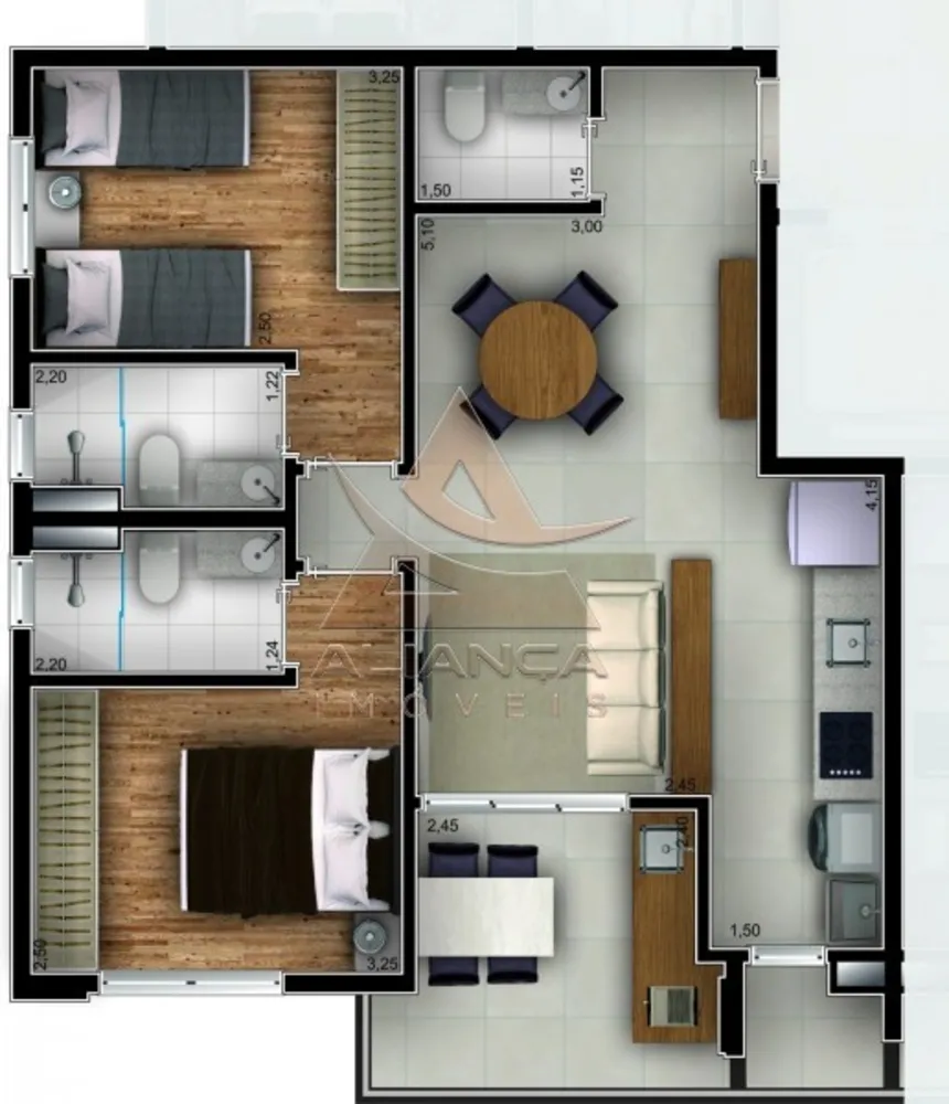 Apartamento, 2 quartos, 65 m² - Foto 12