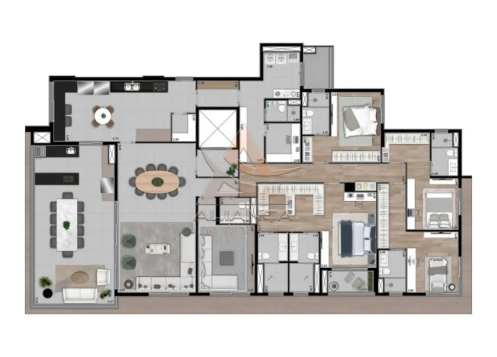 Apartamento, 4 quartos, 299 m² - Foto 7