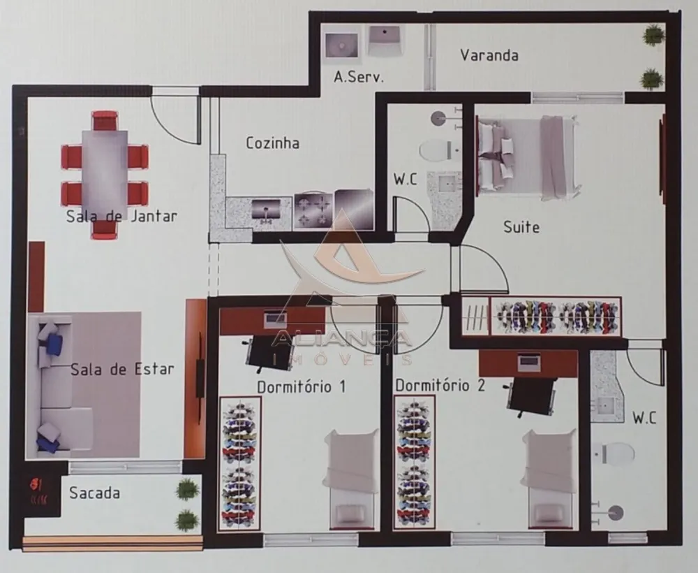 Apartamento, 3 quartos, 80 m² - Foto 4