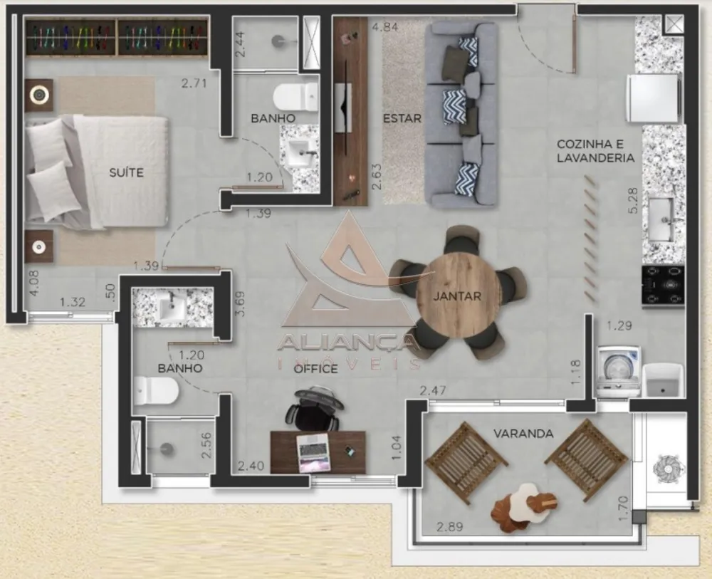 Apartamento, 2 quartos, 62 m² - Foto 3