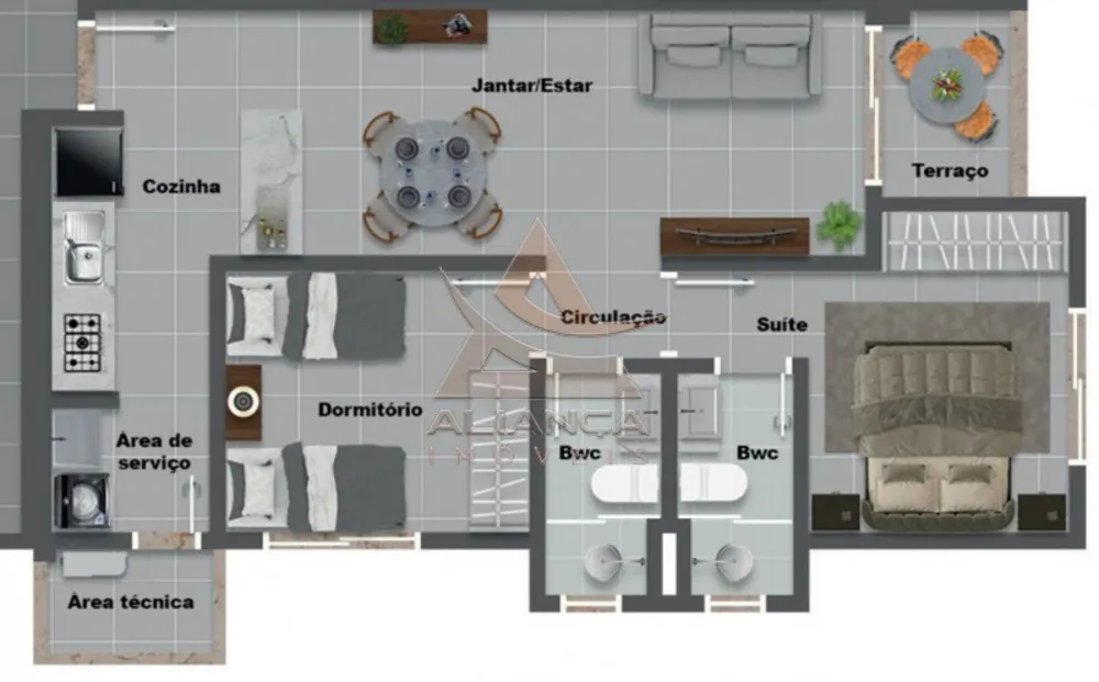 Apartamento, 2 quartos, 63 m² - Foto 4