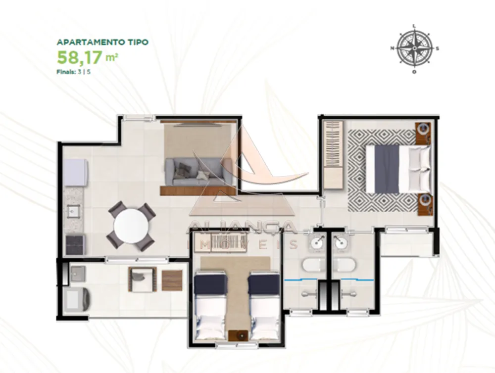 Apartamento, 2 quartos, 58 m² - Foto 8