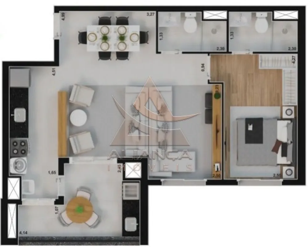 Apartamento, 2 quartos, 69 m² - Foto 6