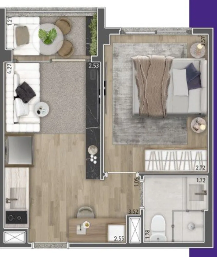 Casa, 1 quarto, 30 m² - Foto 2