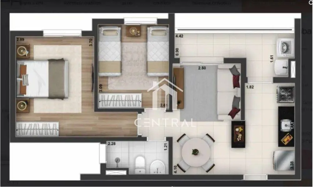 Apartamento, 2 quartos, 56 m² - Foto 8