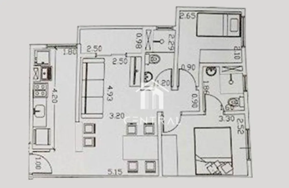 Apartamento, 2 quartos, 56 m² - Foto 2