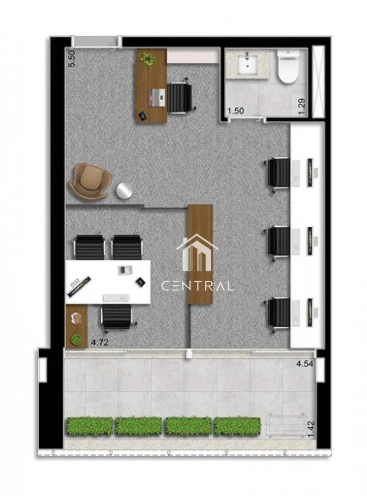 Sala-Conjunto, 37 m² - Foto 8