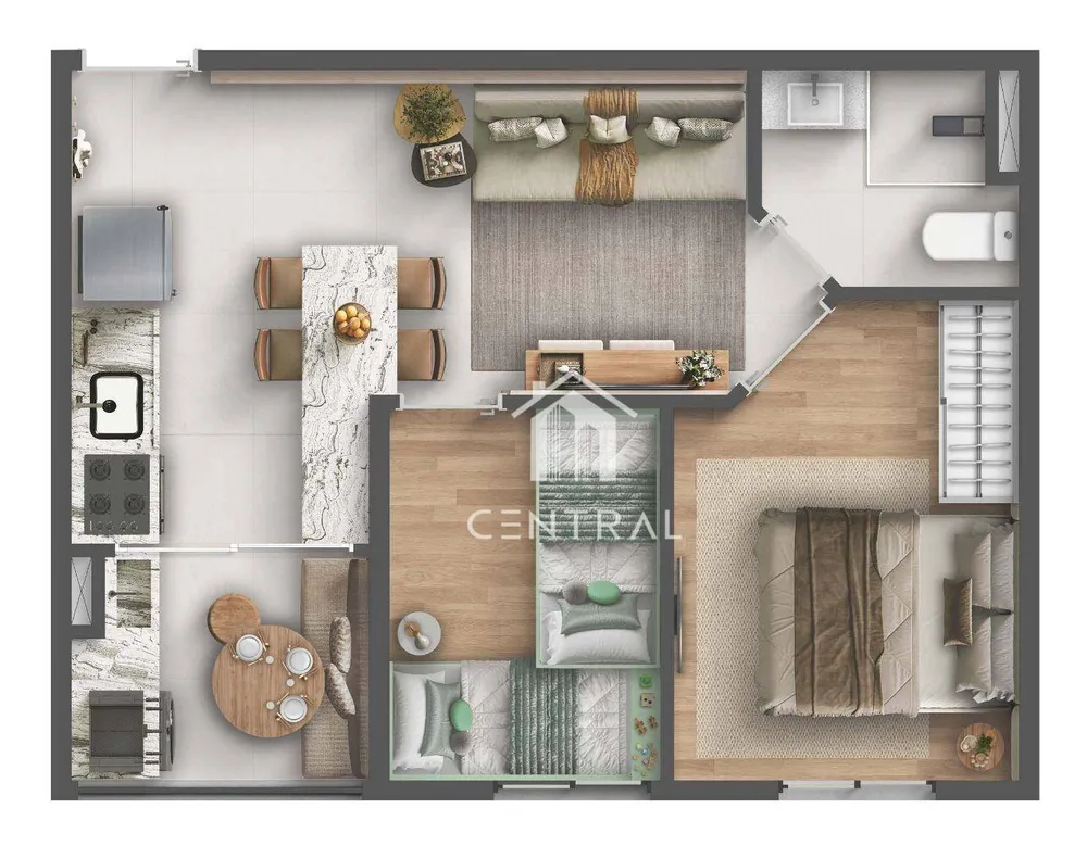 Apartamento, 1 quarto, 28 m² - Foto 4