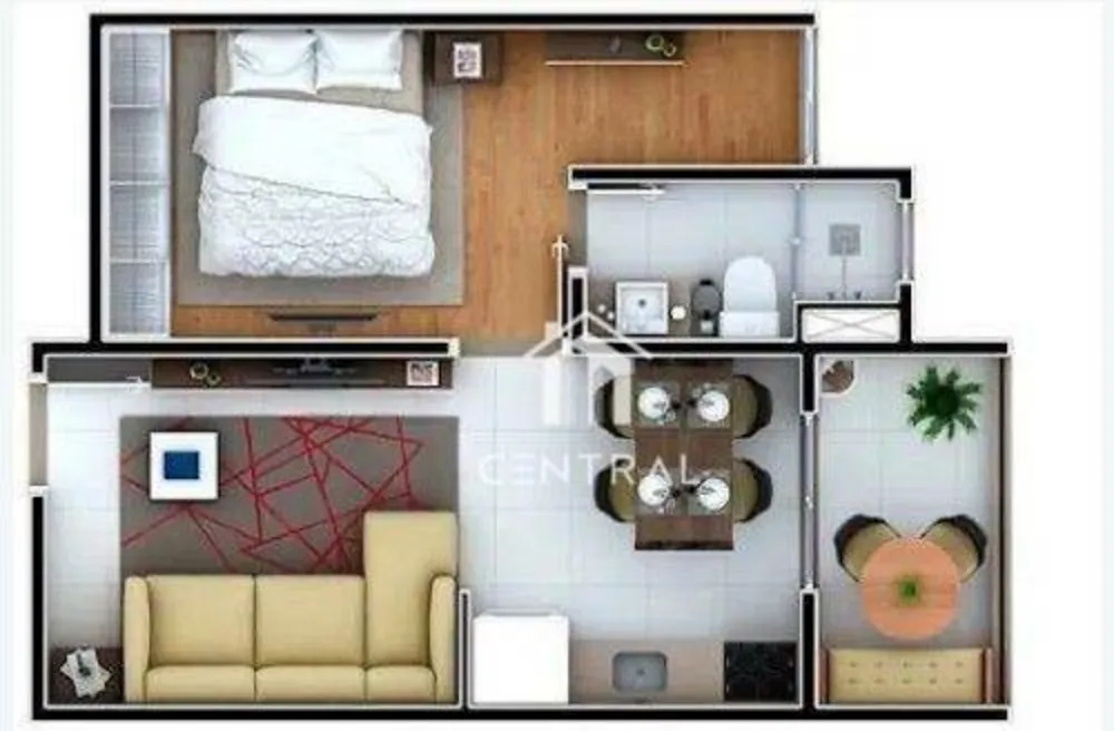 Apartamento, 1 quarto, 38 m² - Foto 5