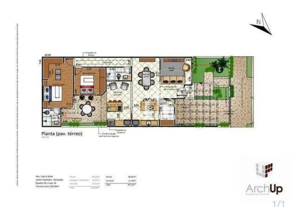 Casa, 1 quarto, 83 m² - Foto 1