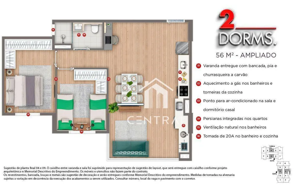 Apartamento, 1 quarto, 30 m² - Foto 11