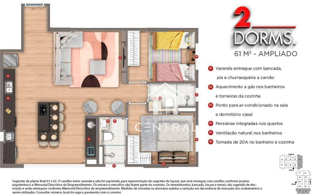 Apartamento, 1 quarto, 30 m² - Foto 12