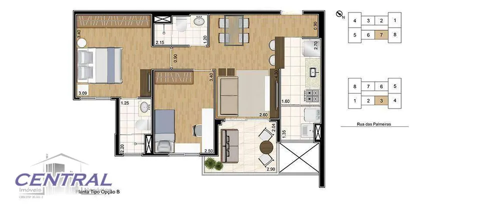 Apartamento, 2 quartos, 60 m² - Foto 11