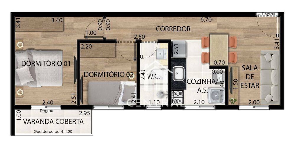 Apartamento, 2 quartos, 39 m² - Foto 30