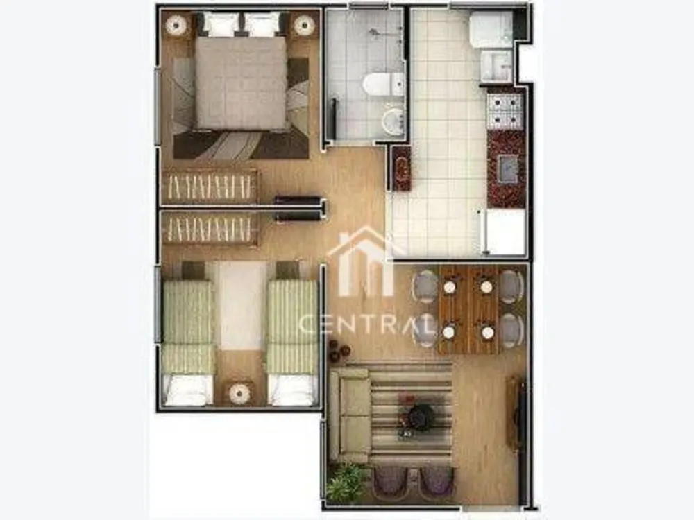 Apartamento, 2 quartos, 47 m² - Foto 4