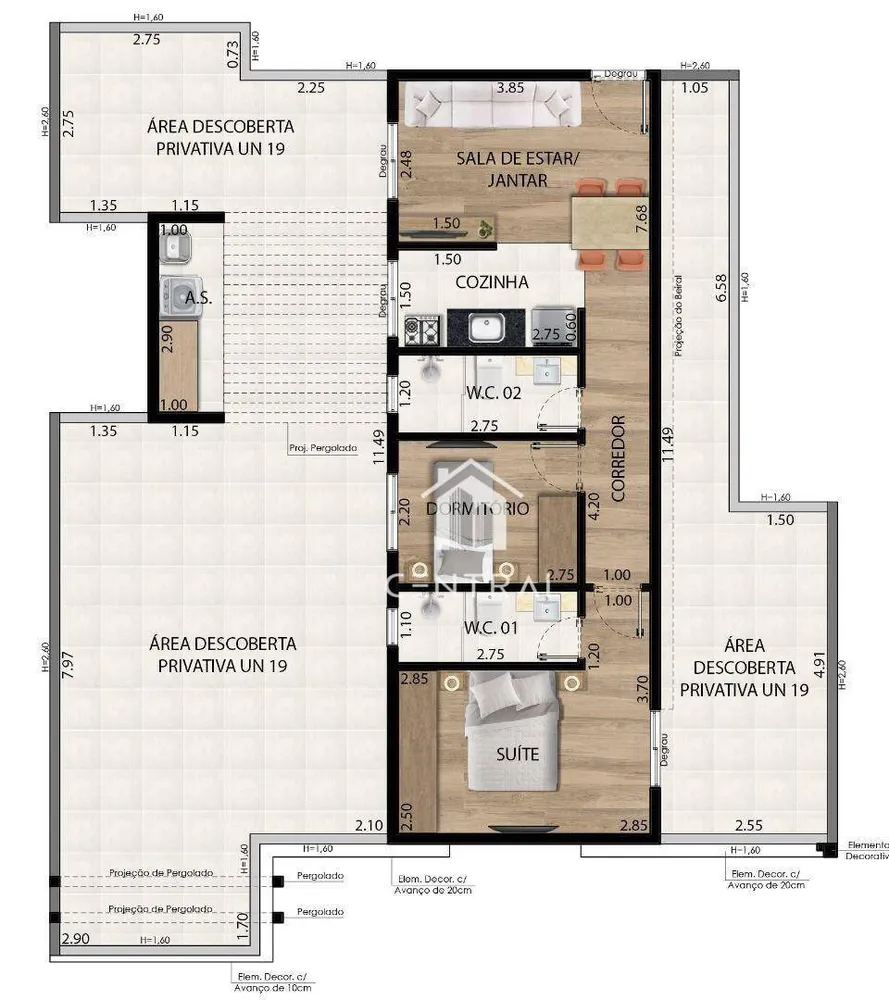 Apartamento, 2 quartos, 47 m² - Foto 11