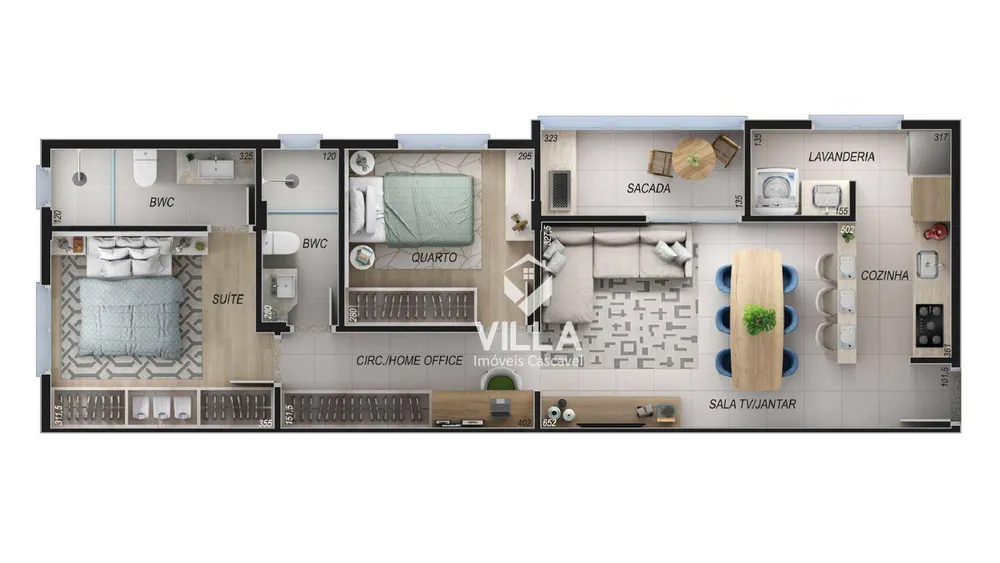 Apartamento, 2 quartos, 70 m² - Foto 2
