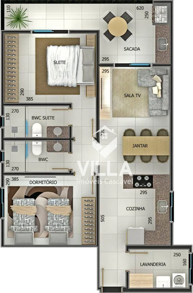 Apartamento, 2 quartos, 82 m² - Foto 2