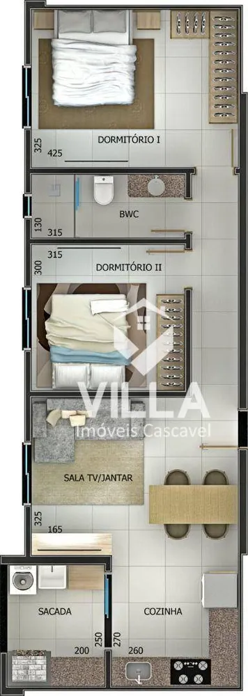 Apartamento, 2 quartos, 65 m² - Foto 2