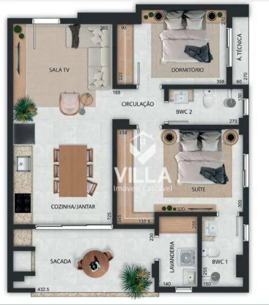 Apartamento, 2 quartos, 88 m² - Foto 4