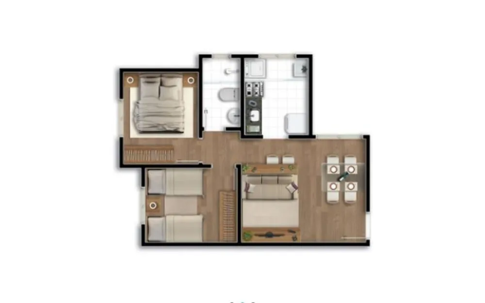 Apartamento, 2 quartos, 42 m² - Foto 10
