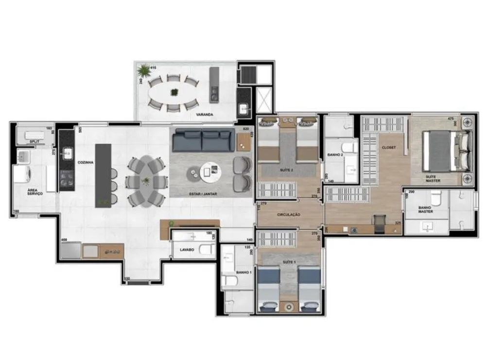 Apartamento, 3 quartos, 138 m² - Foto 6
