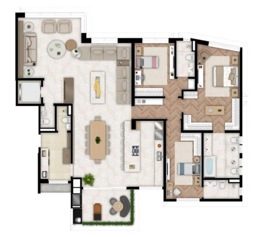Apartamento, 3 quartos, 235 m² - Foto 6