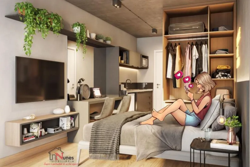 Apartamento, 1 quarto, 20 m² - Foto 2