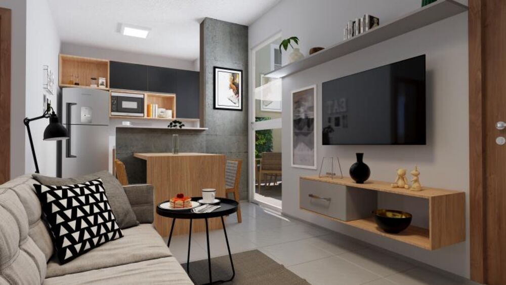 Apartamento, 2 quartos, 38 m² - Foto 2