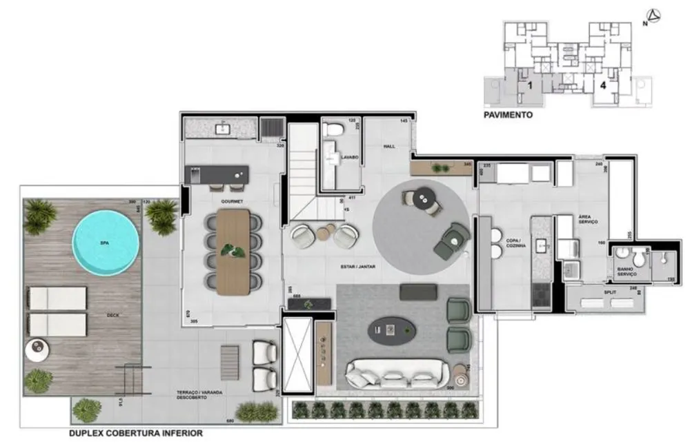Cobertura, 3 quartos, 365 m² - Foto 11