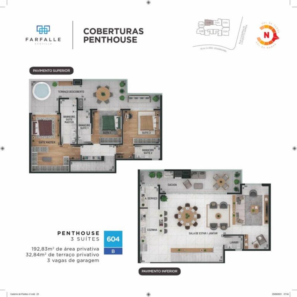 Cobertura à venda com 3 quartos, 236m² - Foto 3