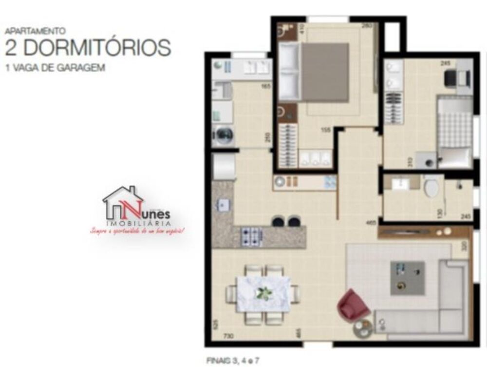 Apartamento, 2 quartos, 66 m² - Foto 3