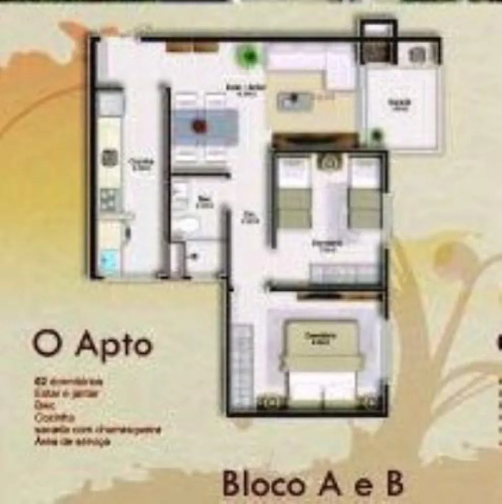 Apartamento, 2 quartos, 49 m² - Foto 5