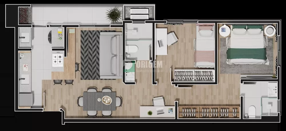 Apartamento à venda com 3 quartos, 116m² - Foto 2