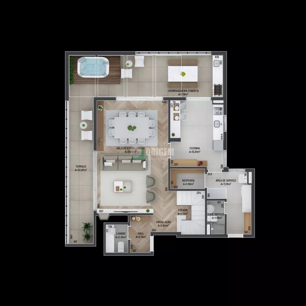 Apartamento à venda com 4 quartos, 123m² - Foto 3