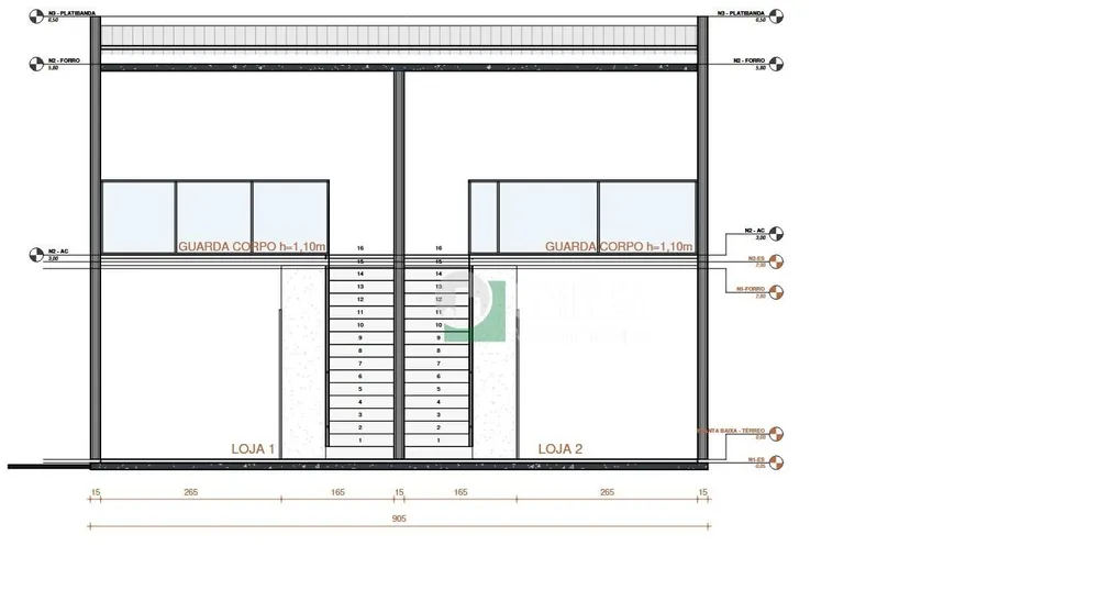 Loja-Salão, 60 m² - Foto 3