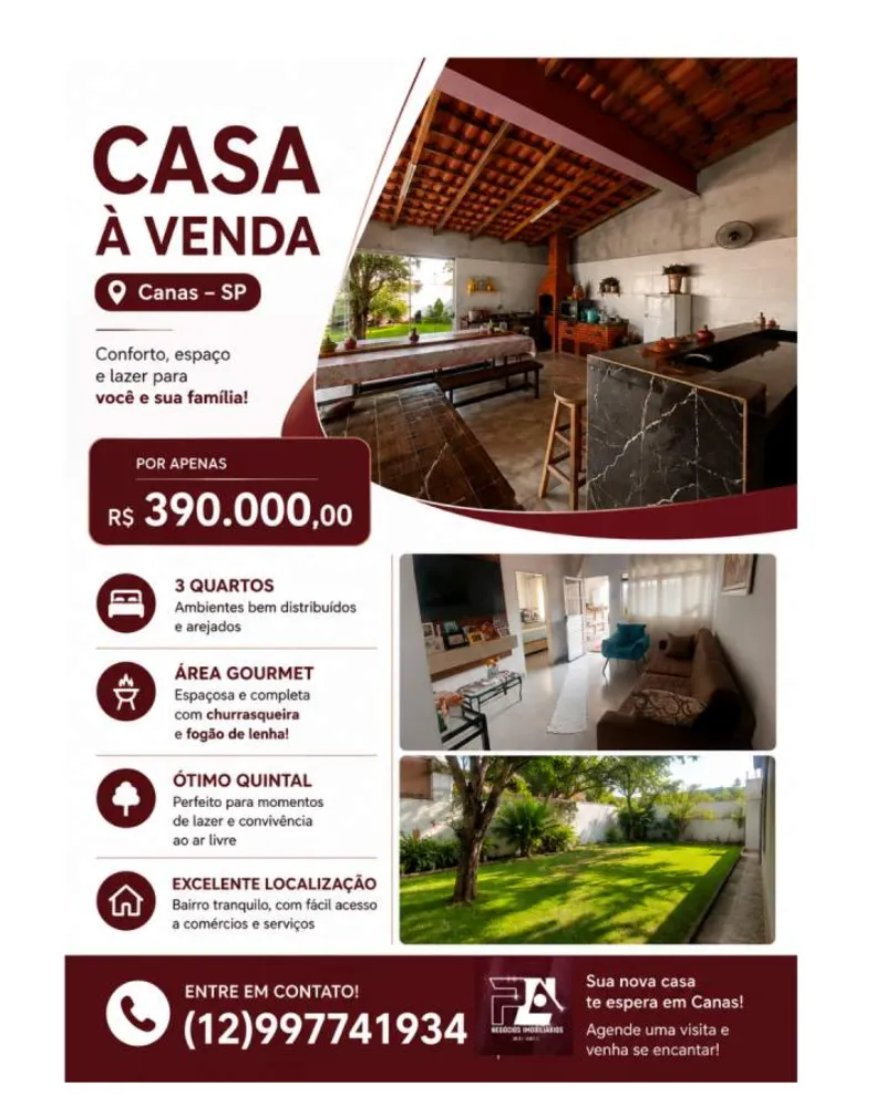 Casa, 3 quartos - Foto 1