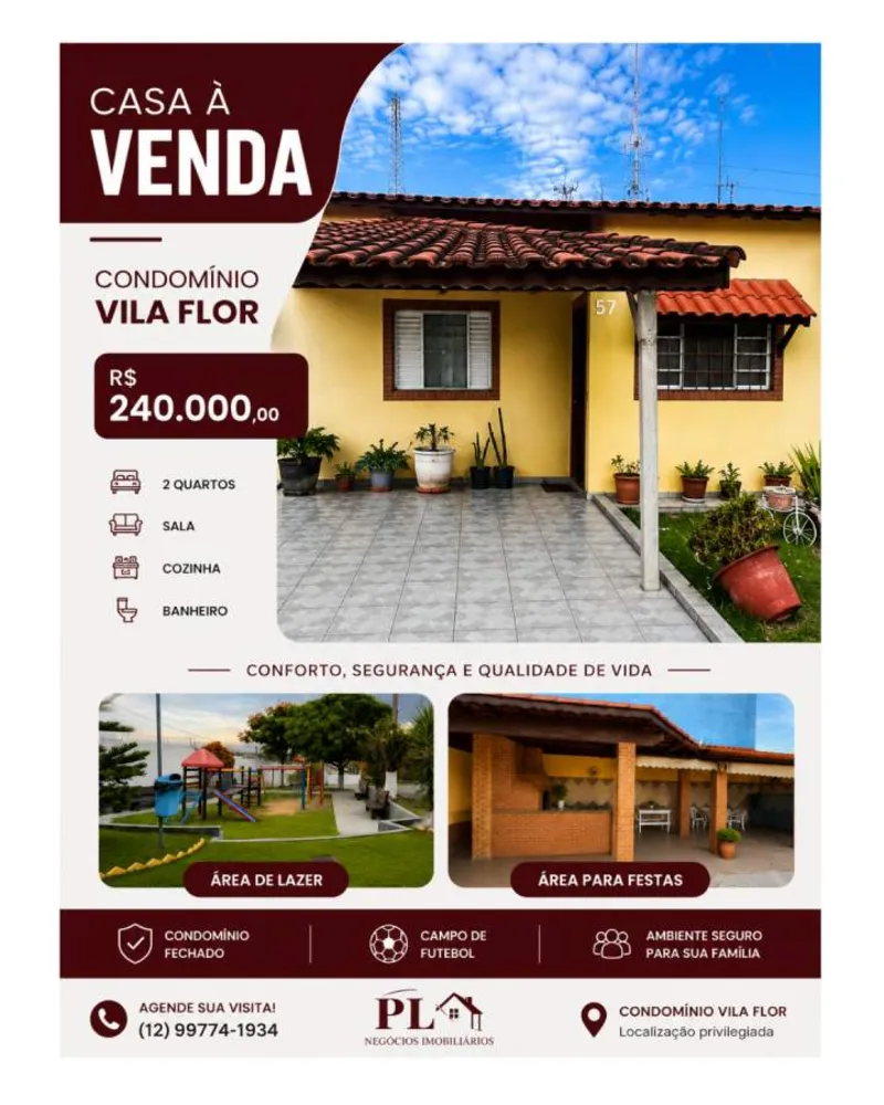 Casa, 2 quartos - Foto 1