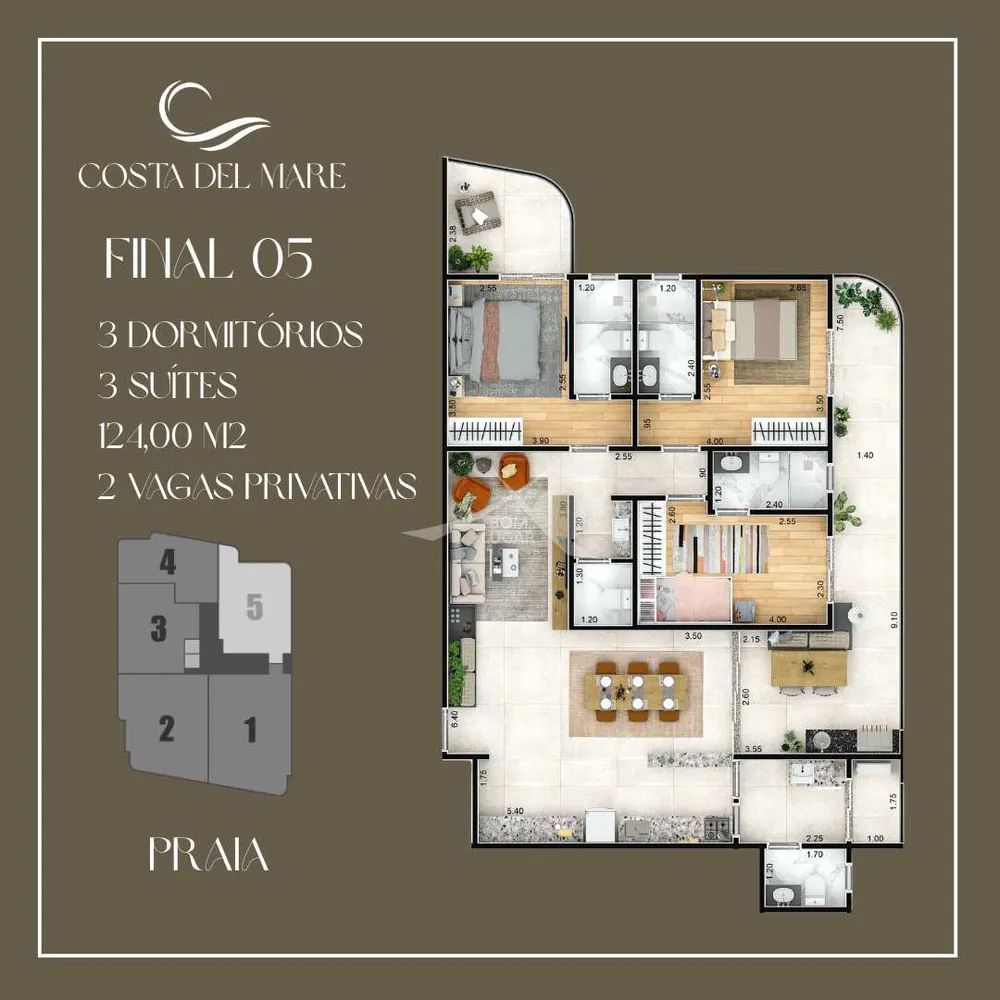 Apartamento, 3 quartos, 111 m² - Foto 9