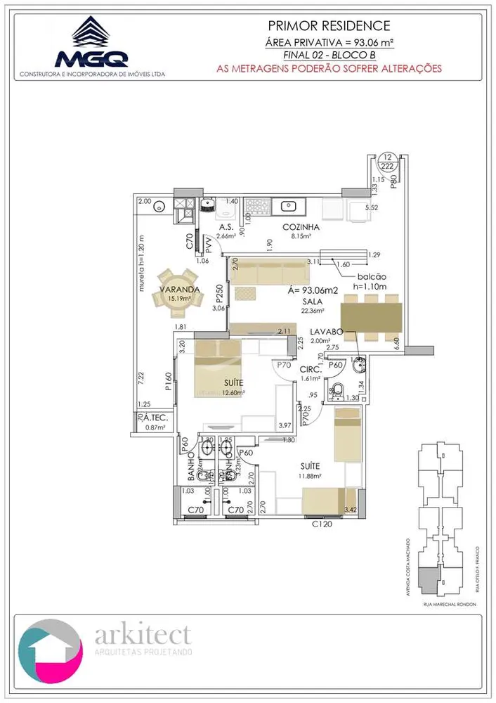 Apartamento, 2 quartos, 93 m² - Foto 8
